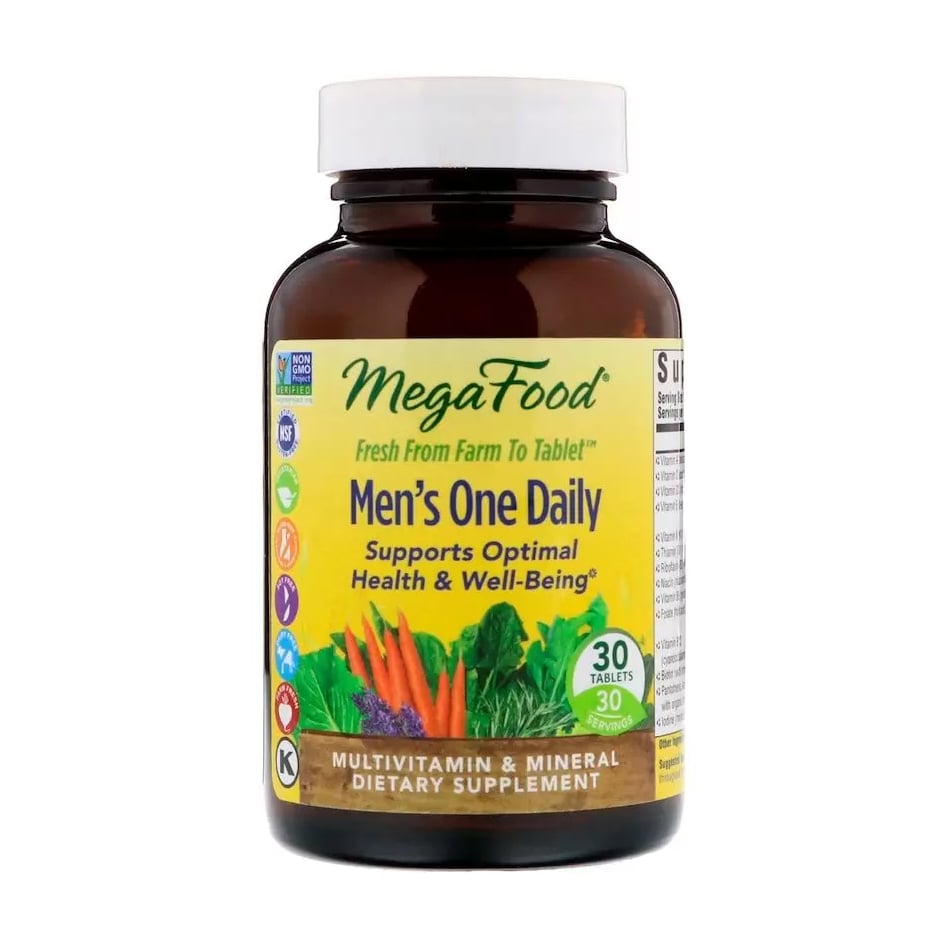 Мультивітаміни та мінерали для чоловіків MegaFood Men's One Daily, 30 таблеток